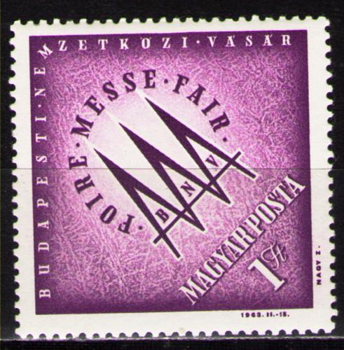 Poštovní známka Maïarsko 1963 Mezinárodní veletrh v Budapešti Mi# 1919