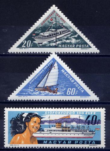 Poštovní známky Maïarsko 1963 Rekreaèní støediska Mi# 1938-40