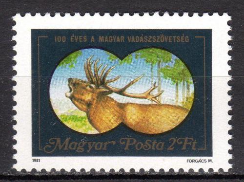 Poštovní známka Maïarsko 1981 Jelen Mi# 3492