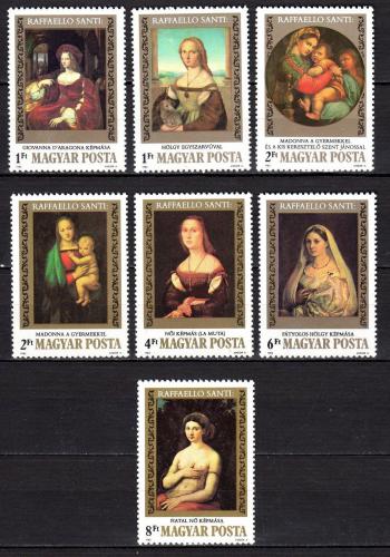 Poštovní známky Maïarsko 1983 Umìní Mi# 3612-18