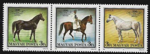 Poštovní známky Maïarsko 1989 Konì Mi# 4015-17