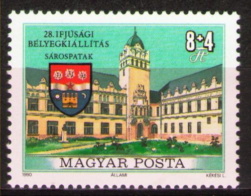 Poštovní známka Maïarsko 1990 Škola v Sárospatak Mi# 4082