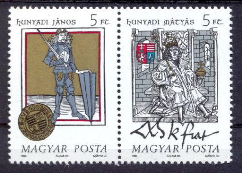 Poštovní známky Maïarsko 1990 Maïarští králové Mi# 4083-84