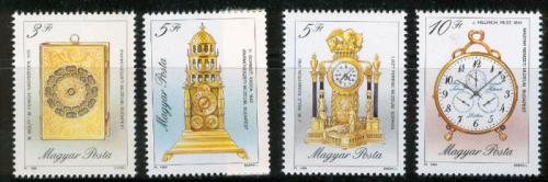 Poštovní známky Maïarsko 1990 Staré hodiny Mi# 4120-23