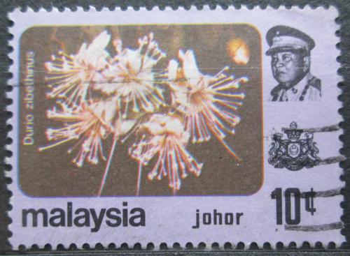 Poštovní známka Malajsie, Johor 1979 Kvìtiny Mi# 171 X