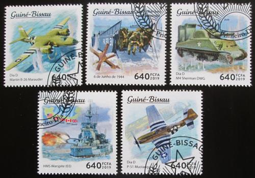 Poštovní známky Guinea-Bissau 2019 Vylodìní v Normandii Mi# 10849-53 Kat 12€