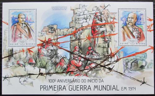 Poštovní známky Guinea-Bissau 2014 První svìtová válka Mi# Block 1243 Kat 12€