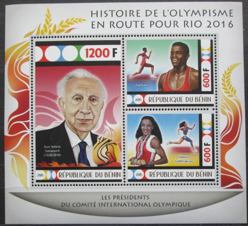 Poštovní známky Benin 2015 LOH Rio de Janeiro Mi# N/N