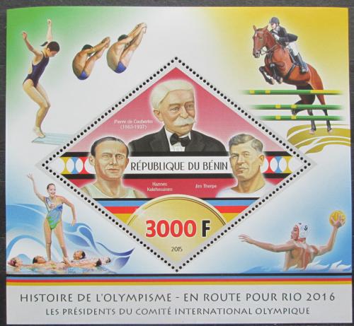 Poštovní známka Benin 2015 LOH Rio de Janeiro Mi# N/N