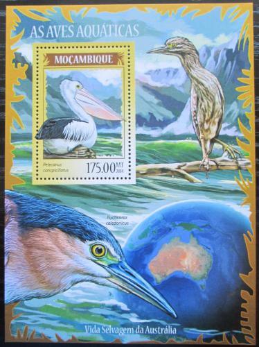 Poštovní známka Mosambik 2014 Vodní ptáci Mi# Block 896 Kat 10€