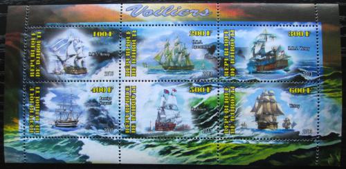 Poštovní známky Džibutsko 2013 Plachetnice Mi# N/N