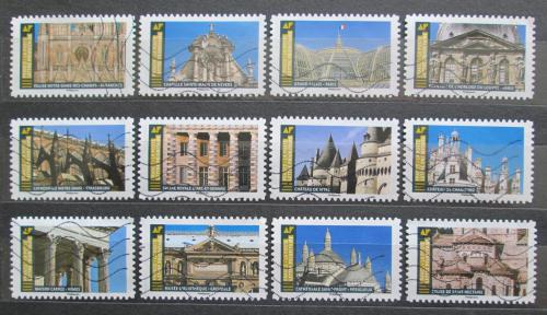 Poštovní známky Francie 2019 Historie architektury Mi# 7247-58 Kat 28€