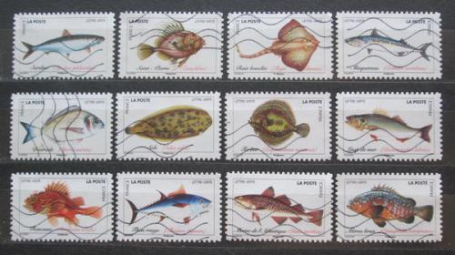 Poštovní známky Francie 2019 Ryby Mi# 7262-73 Kat 24€