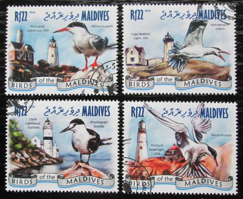 Poštovní známky Maledivy 2014 Rybáci a majáky Mi# 5470-73 Kat 11€