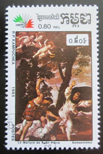 Poštovní známka Kambodža 1985 Umìní, Domenichino Mi# 706
