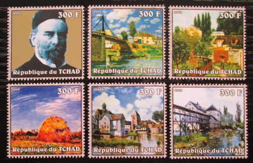 Poštovní známky Èad 2002 Umìní, Alfred Sisley Mi# 2322-27 Kat 8.50€