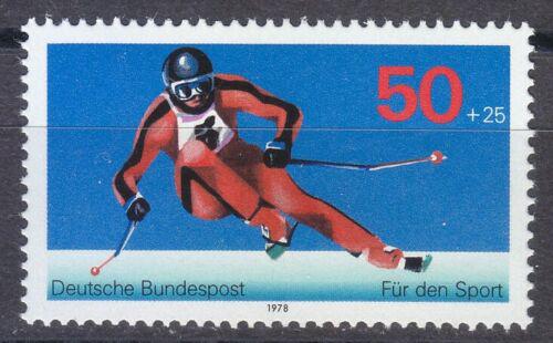 Poštovní známka Nìmecko 1978 Lyžování Mi# 958