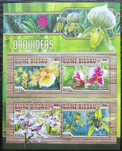 Poštovní známky Guinea-Bissau 2016 Orchideje Mi# 8589-92 Kat 12.50€