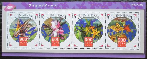 Poštovní známky Guinea-Bissau 2015 Orchideje Mi# 8338-41 Kat 13.50€
