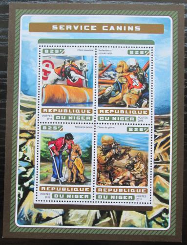 Poštovní známky Niger 2016 Služební psi Mi# 4622-25 Kat 13€