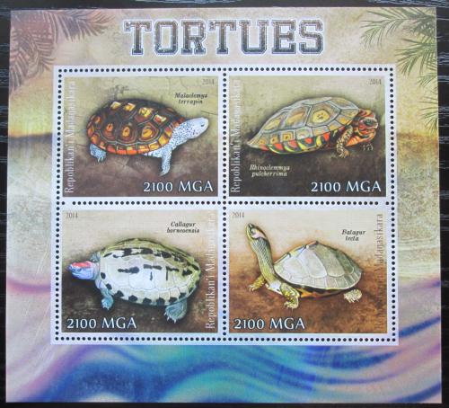 Poštovní známky Madagaskar 2014 Želvy Mi# N/N