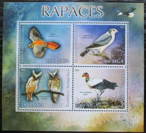 Poštovní známky Madagaskar 2014 Sovy Mi# N/N
