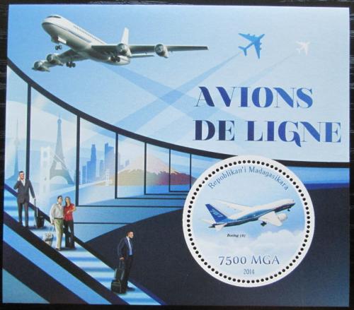 Poštovní známka Madagaskar 2014 Letadla Mi# Mi# N/N
