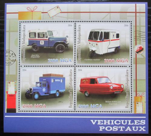 Poštovní známky Madagaskar 2014 Poštovní auta Mi# Mi# N/N 