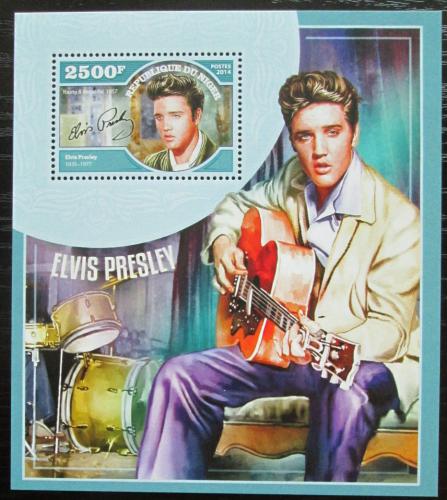 Poštovní známka Niger 2014 Elvis Presley Mi# Mi# Block 395 Kat 10€