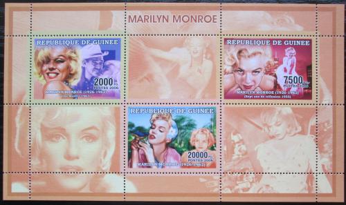 Poštovní známky Guinea 2006 Marilyn Monroe Mi# Mi# 4314-16 Bogen