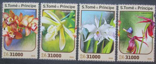 Poštovní známky Svatý Tomáš 2016 Orchideje Mi# 6826-29 Kat 12€