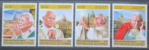 Potovn znmky Guinea 2014 Pape Jan Pavel II. Mi# 10222-25 Kat 20 - zvtit obrzek