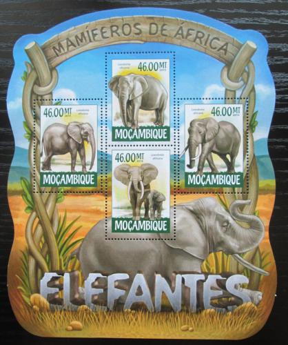 Poštovní známky Mosambik 2015 Sloni Mi# 7969-72 Kat 10€