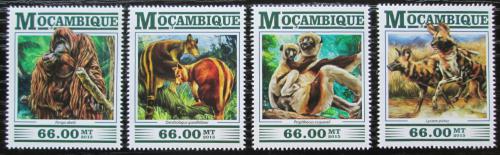 Poštovní známky Mosambik 2015 Ohrožená fauna Mi# 8184-87 Kat 15€