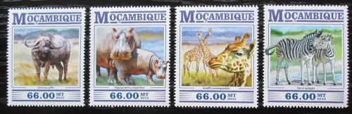 Poštovní známky Mosambik 2015 Africká fauna Mi# 8004-07 Kat 15€
