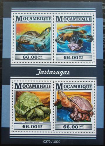 Poštovní známky Mosambik 2015 Želvy Mi# 8149-52 Kat 15€