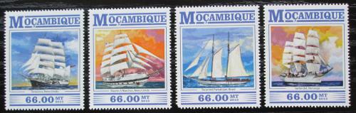 Potovn znmky Mosambik 2015 Plachetnice Mi# 8044-47 Kat 15