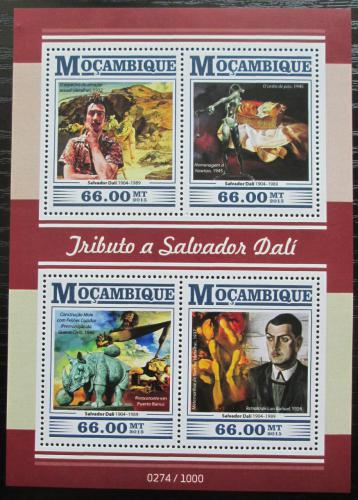 Potovn znmky Mosambik 2015 Umn, Salvador Dal Mi# 8229-32 Kat 15