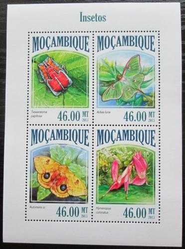Poštovní známky Mosambik 2013 Hmyz Mi# 6947-50 Kat 11€