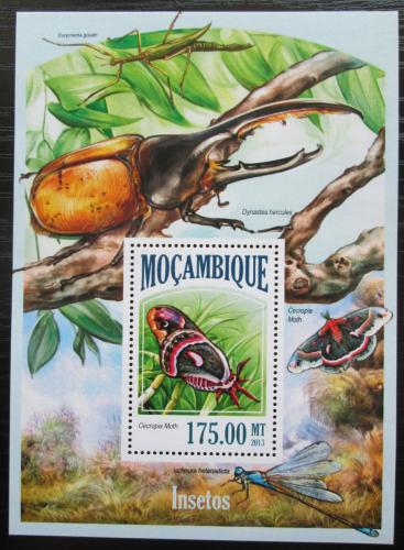 Poštovní známka Mosambik 2013 Hmyz Mi# Block 829 Kat 10€