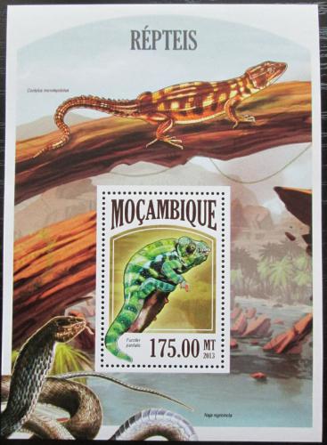 Poštovní známka Mosambik 2013 Obojživelníci a plazi Mi# Block 801 Kat 10€