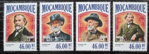Poštovní známky Mosambik 2013 Giuseppe Verdi Mi# 6847-50 Kat 11€