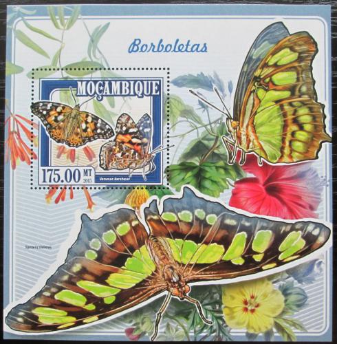 Poštovní známka Mosambik 2015 Motýli Mi# Block 979 Kat 10€