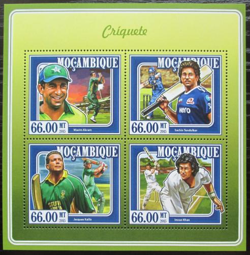 Poštovní známky Mosambik 2015 Kriket Mi# 7715-18 Kat 15€