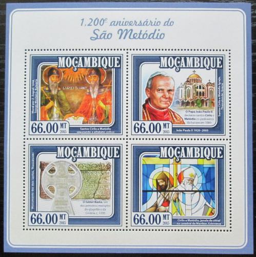 Poštovní známky Mosambik 2015 Svatý Metodìj Mi# 7735-38 Kat 15€