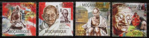Poštovní známky Mosambik 2013 Mahátma Gándhí Mi# 6737-40 Kat 13€