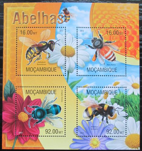 Poštovní známky Mosambik 2013 Vèely Mi# 6652-55 Kat 13€