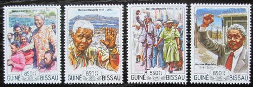 Poštovní známky Guinea-Bissau 2015 Nelson Mandela Mi# 7664-67 Kat 14€