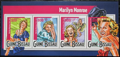 Poštovní známky Guinea-Bissau 2015 Marilyn Monroe Mi# 7991-94 Kat 13€