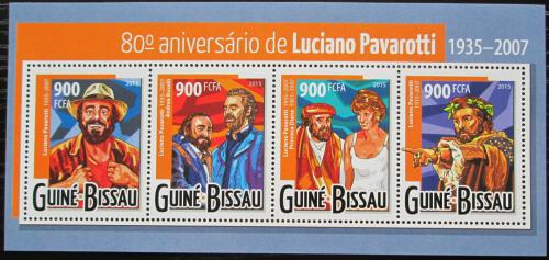 Poštovní známky Guinea-Bissau 2015 Luciano Pavarotti Mi# 8006-09 Kat 14€